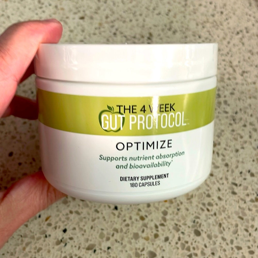 Beachbody optimize, half of the gut protocol, supplements, one month supply
